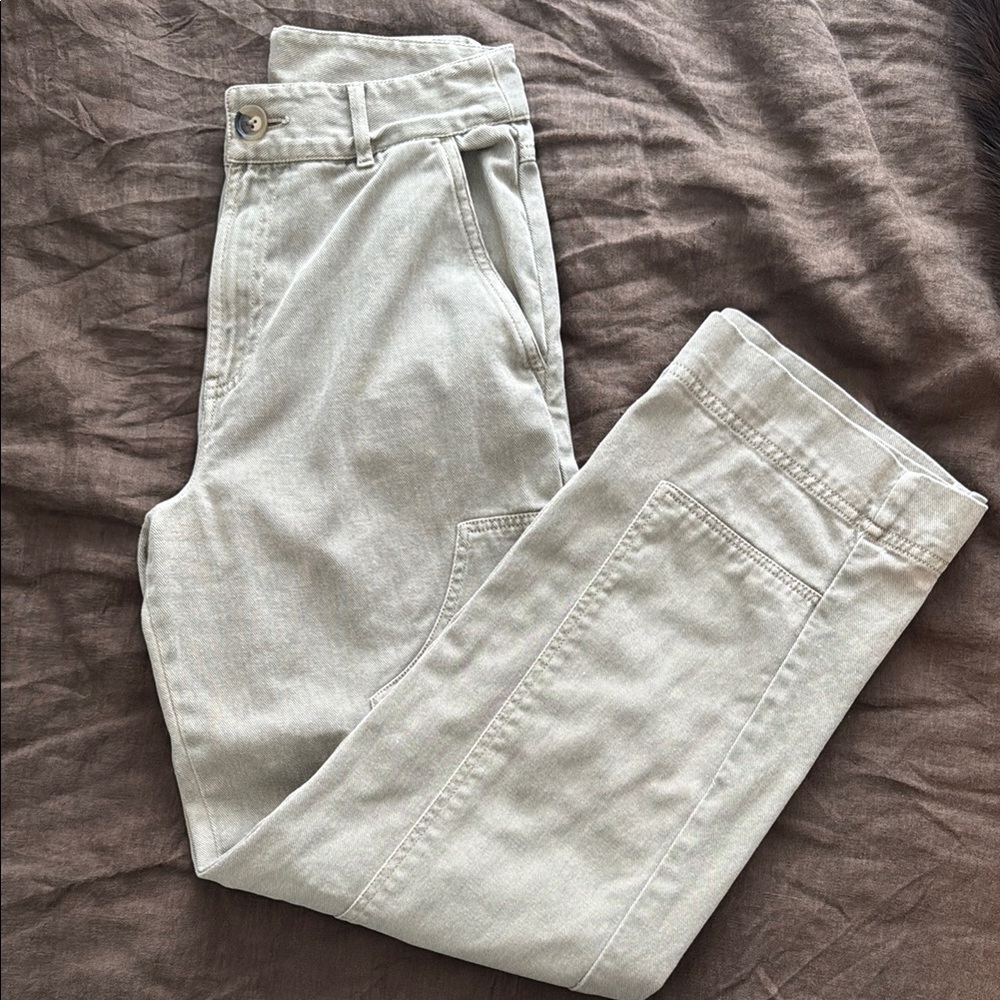 Light Gray Casual Pants